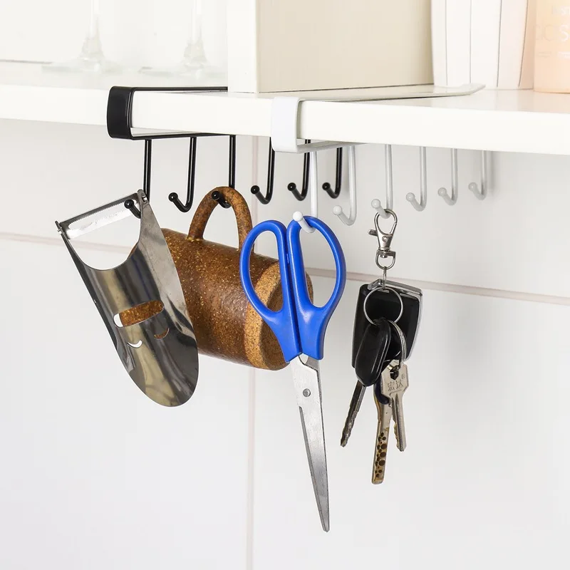 Mug Hooks Under Cabinet Coffee Cup Mug Holder for Kitchen