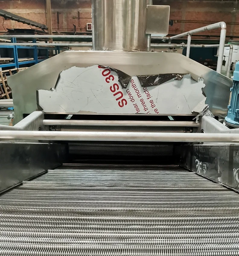 DB Gas heating fried broad bean frying machine continuous green peas fryer deep peanut snack frying machine line