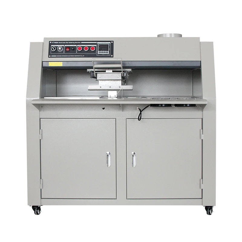 Factory Wholesale Welding Equipment Semi - Automatic Dip Welder Lead Free Flux Spray PCB Circuit Board