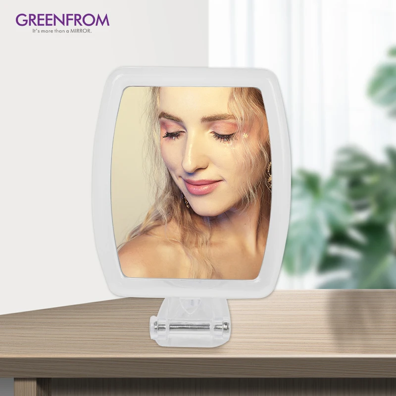 White Or Customized Design Blank Double Side Purse Pocket Compact Mirrors For Lady