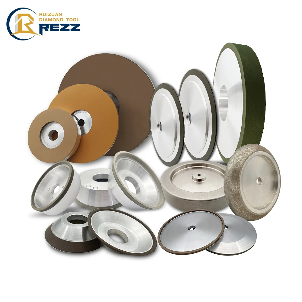 ruizuan customined resin diamond grinding wheel vitrified ceramic grinding wheel electroplated for sharpening and polishing