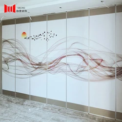 Aluminium Partition Wall for Hotel Movable Partition Wall for Multi-purpose Hall Sound Proof Movable Partition Wall Custom