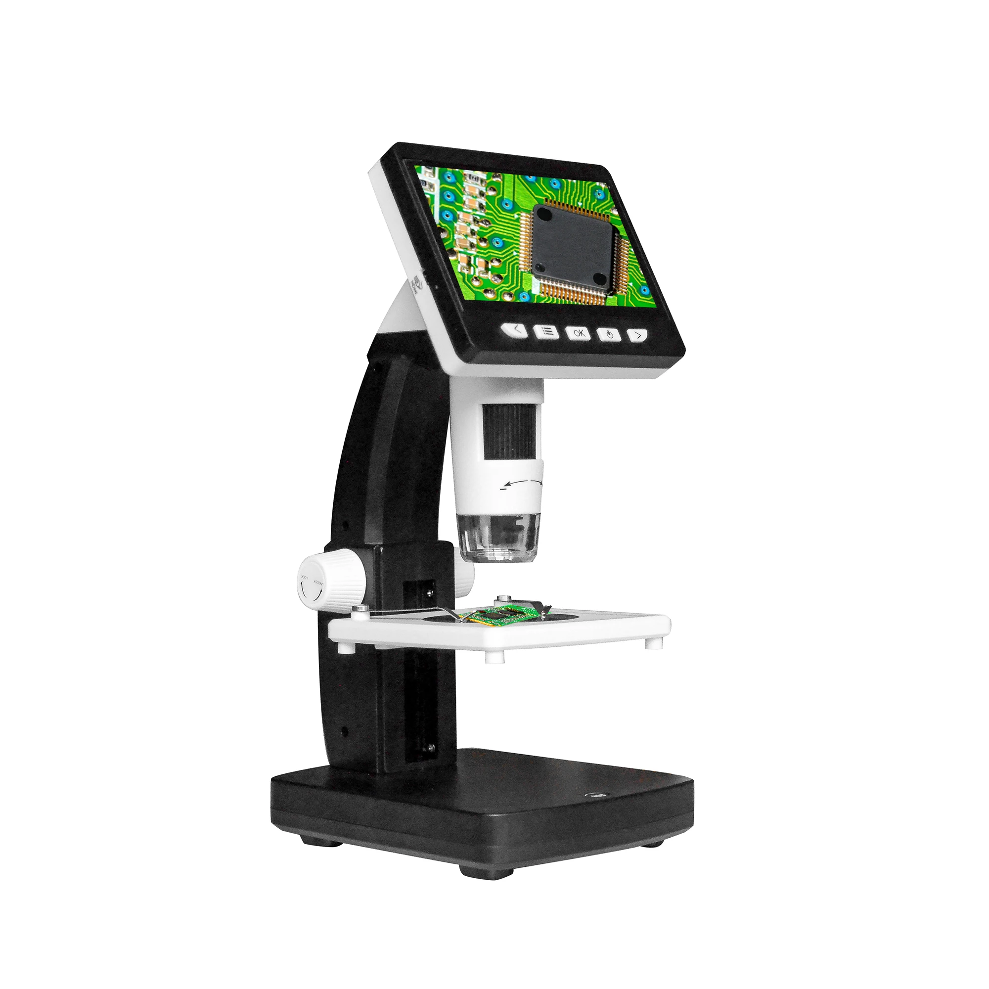 Inskam VGA Port Industrial Video Microscope Inspection Articulating Arm Digital Microscope for Mobile Repair and PCB Checking