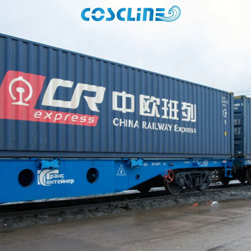 Coscline International Freight Forwarder Railway Freight Shipping To Germany Netherlands