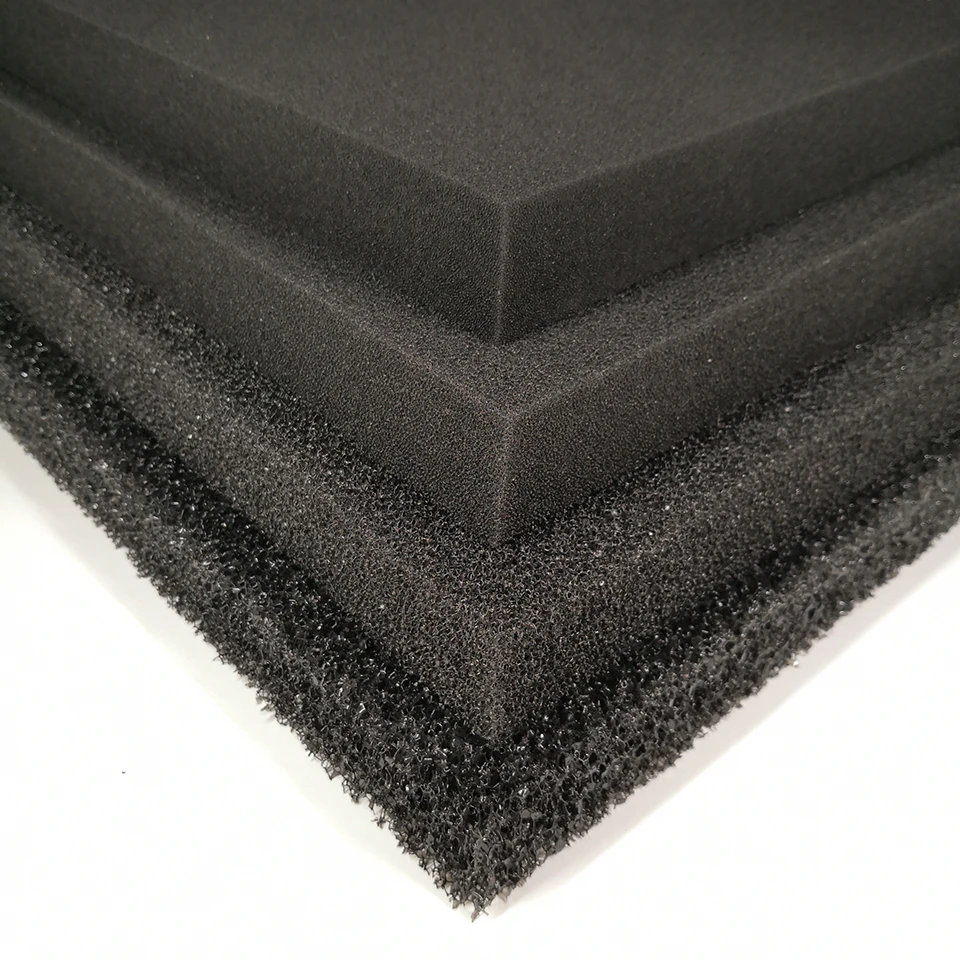 Black Blue White PU Air Filter Foam Sheet 40ppi Aquarium Filter Biochemical Sponge Pad Sheet Filter for Water