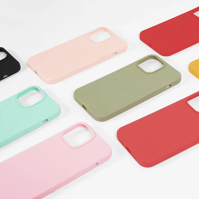 Factory Outlet New for Iphone 13 pro max Soft TPU Candy Color Ultra thin Cell Phone Case For iphone 11 12 13