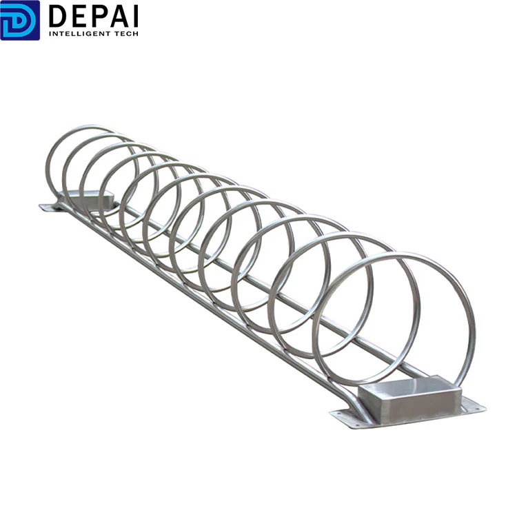Outdoor Eco-friendly Antirust Bike Parking Stand Rack Circle Bike Racks for Sale