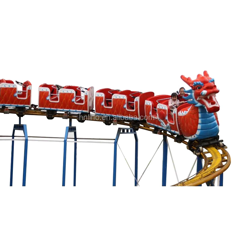 Amusement Park Rides Electric Train Attraction Luna Dragon Roller Coaster Fun