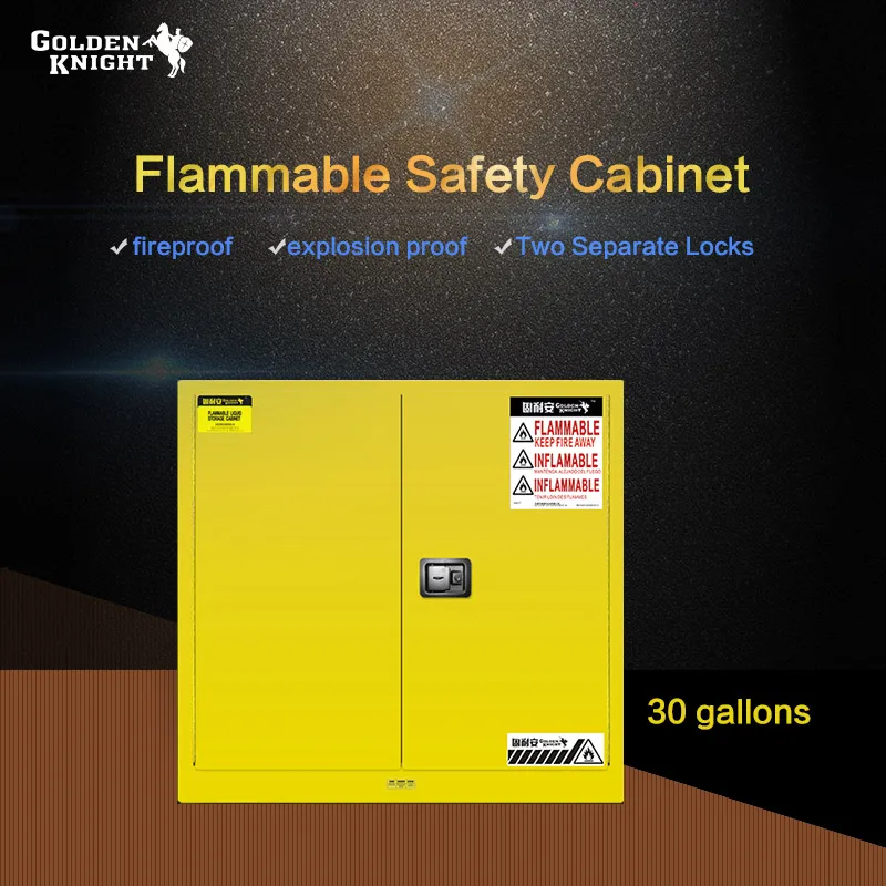 Golden Knight Double-walled Steel 30 gallons Safety Storage Cabinet for Flammable Liquid Storage industrial use