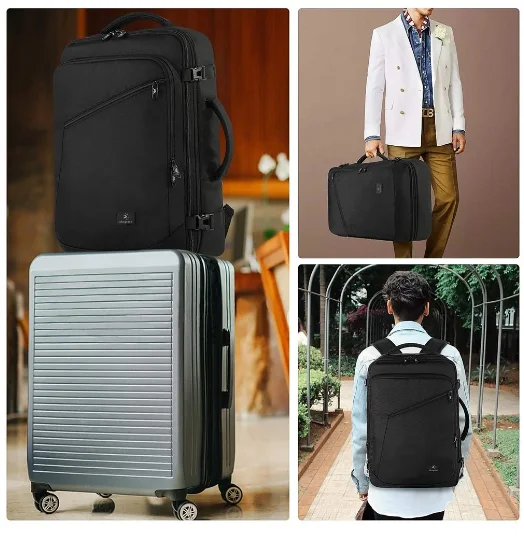 Carry on Backpack, Extra Large Travel Backpack Expandable Airplane Approved Weekender Bag for Men and Women, Water Resistant