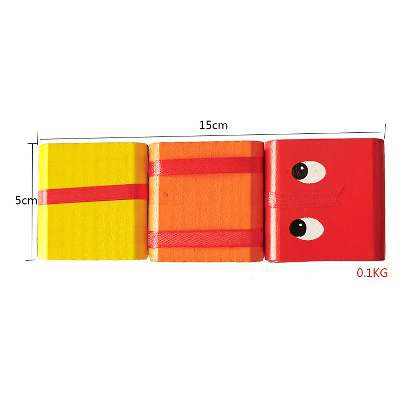 Kids colorful Wooden Jacobs Ladder montesorri wooden toy