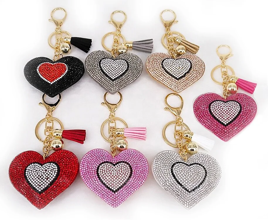 Роскошный Бриллиантовый брелок с мультяшным медведем, котом, пандой, совой, единорогом, сердцем, бабочкой, милый брелок с кристаллами и стразами, брелок с подвеской