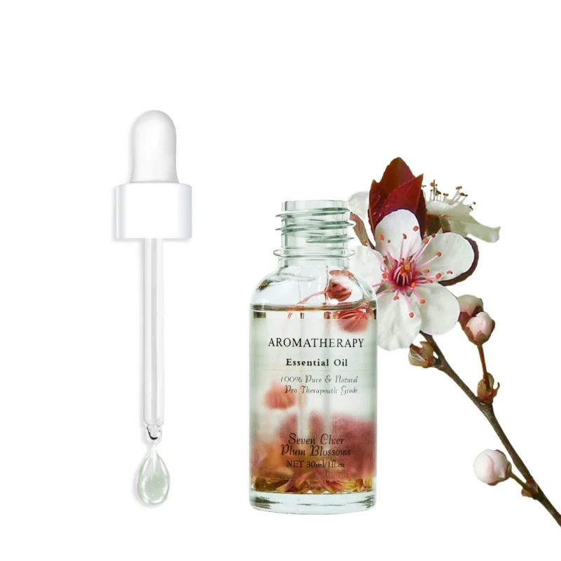 Private Label Pure and Natural 30ml Organic Aromatherapy Body massage oil plum blossom essential oil