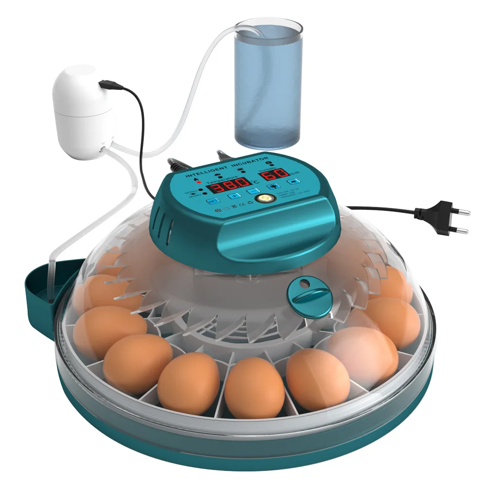 Factory Supplied High Hatching Rate Dual Power Multi-functional Incubators Hatching Eggs Automatic Egg Incubator For Eggs