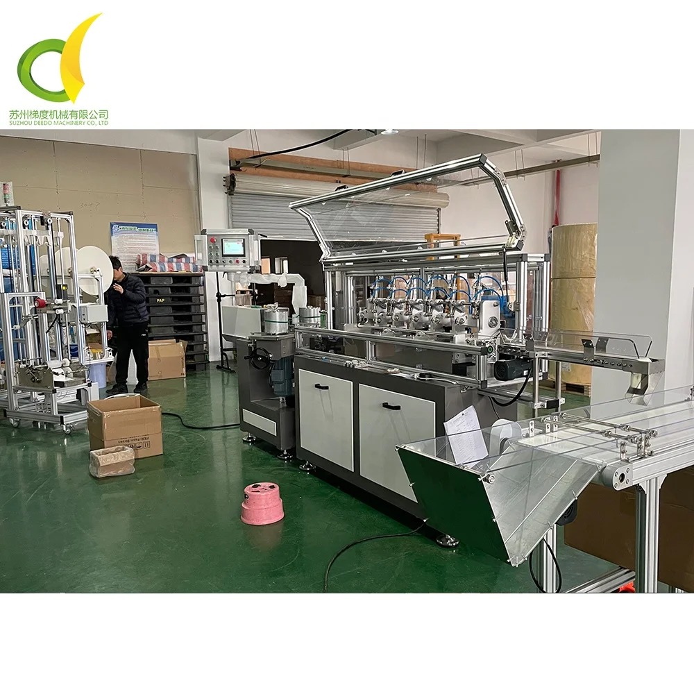 Latest Paper Straw Machine Making High Speed 7 Cutters