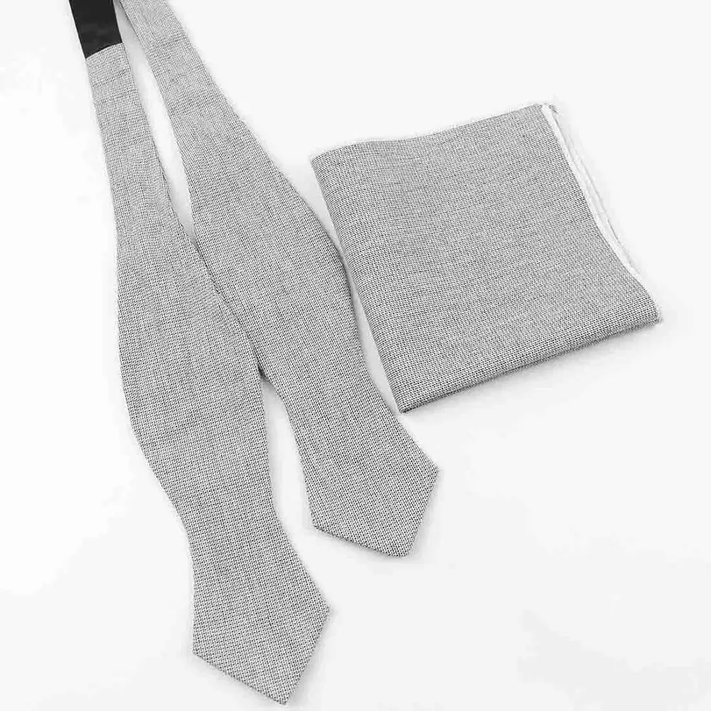 Мужские хлопковые галстуки-бабочки ручной работы карманный квадратный комплект простой самодельный галстук носовой платок дизайнерский цветочный галстук-бабочка с