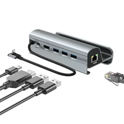 Док-станция для паровой колоды, 6 в 1, USB 3,0, Type-c