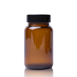 100ml 150ml 200ml 250ml 500ml Wide Mouth Amber Pharmaceutical Medical Capsule Pill Glass Bottle
