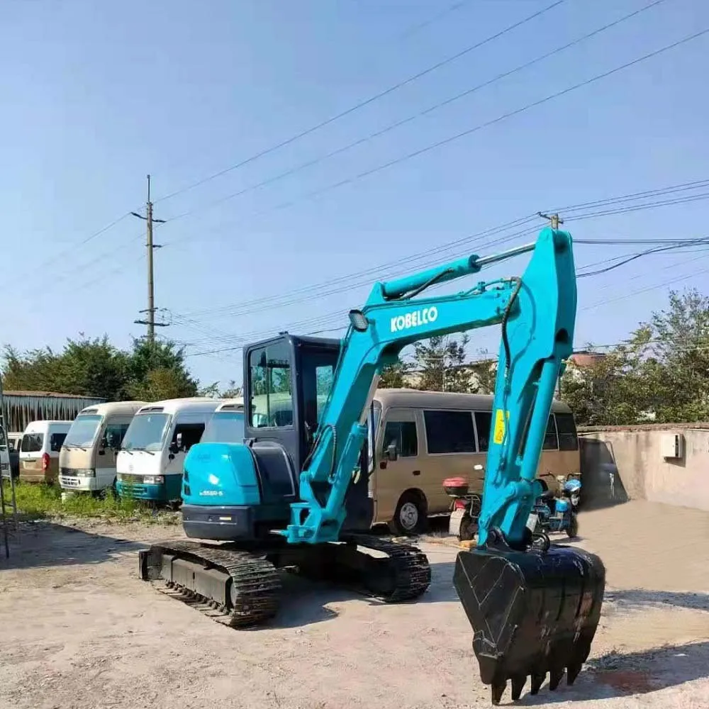Good Condition Kobelco SK55 High Quality Used Mini Excavator in Stock for Sale