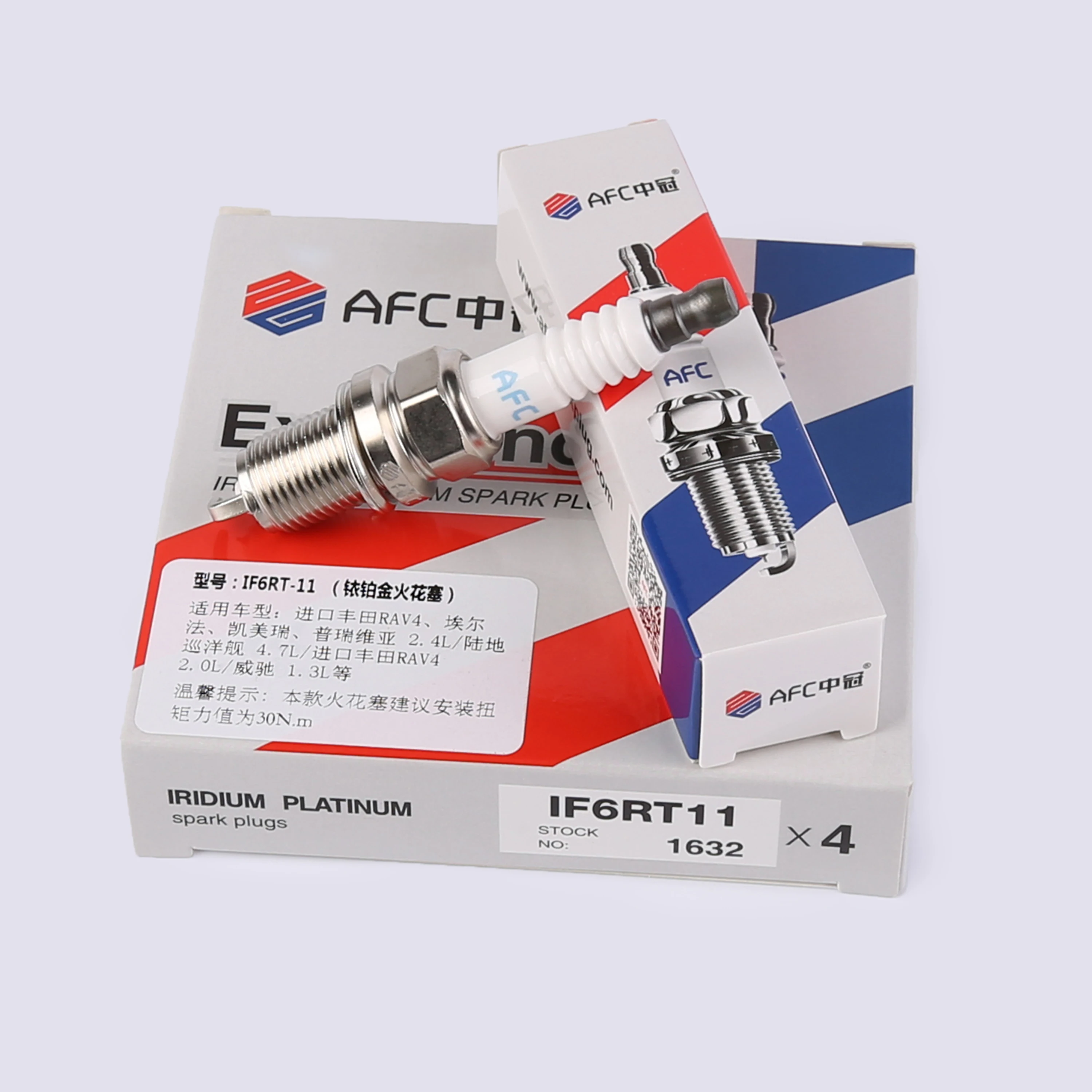 AFC 1632 IF6RT-11 иридия покрытая платиной Свеча зажигания штекер SK20R11 4589 IFR6E11 BKR5EIX11 свечи зажигания для TOYOTA PK16TT свечи зажигания для LEXUS