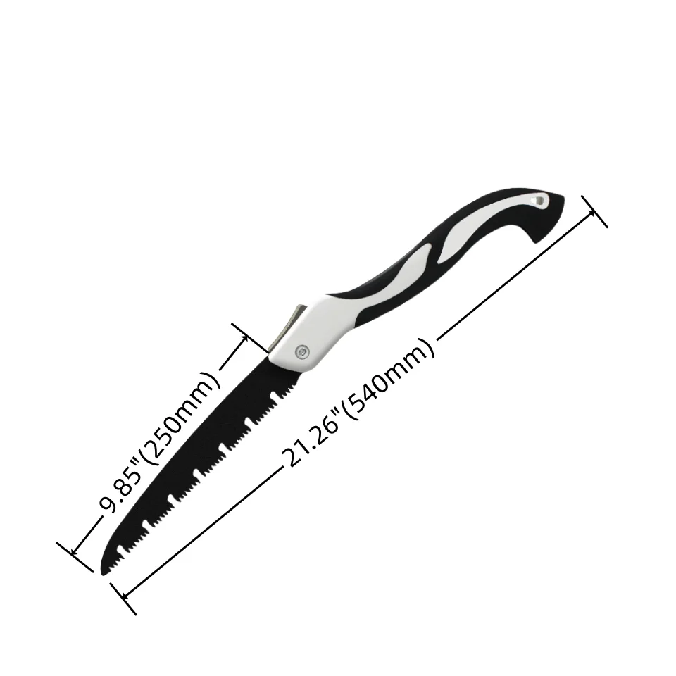 MO-V Steel Blade Folding Saw for Trees and Wood Cutting Folding Camping Saw
