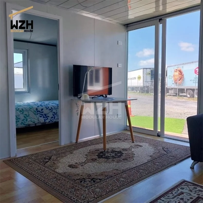 Light villas houses prefabricated homes modern low cost mobile house wooden aluminum prefabricated houses