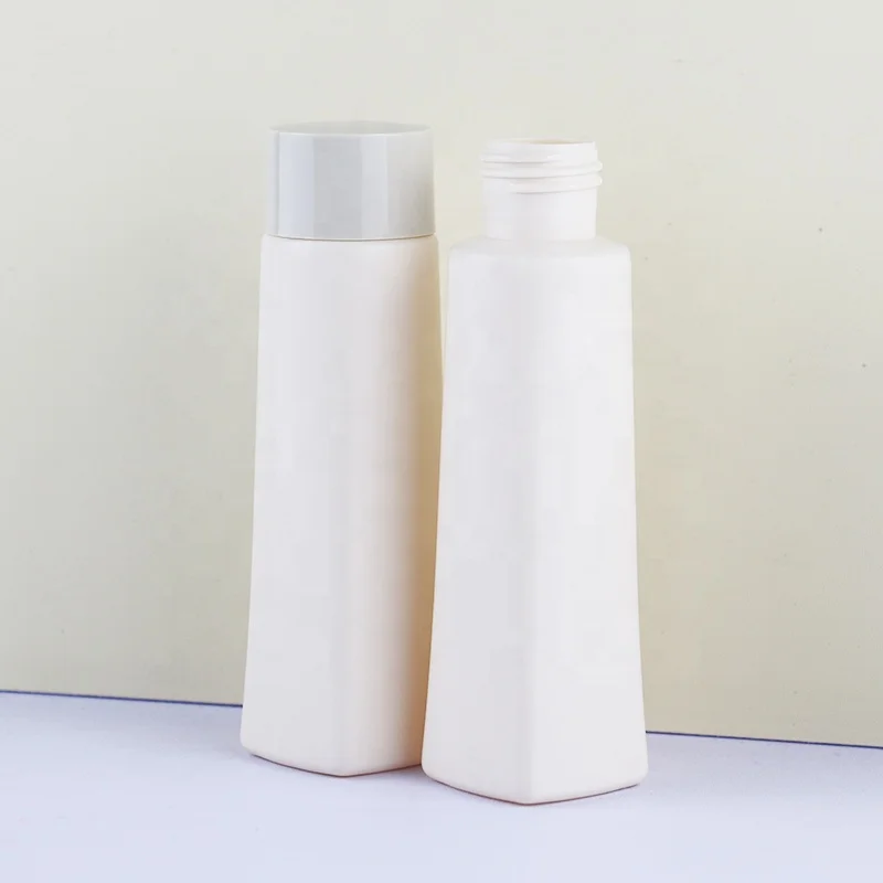 Wholesale Eco Friendly Cosmetic Tube For Travel Twist Up Cap Round Nude Cream nude 80ml HDPE PCR Shampoo Bottle