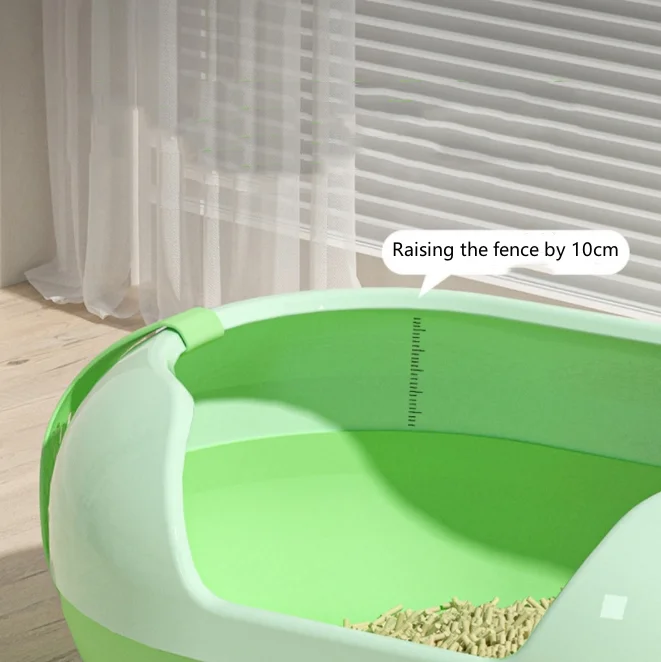 2024 Factory Wholesale New Capsule Extra Large Cat Litter Box Creative Semi-Closed Cat Toilet Litter Box