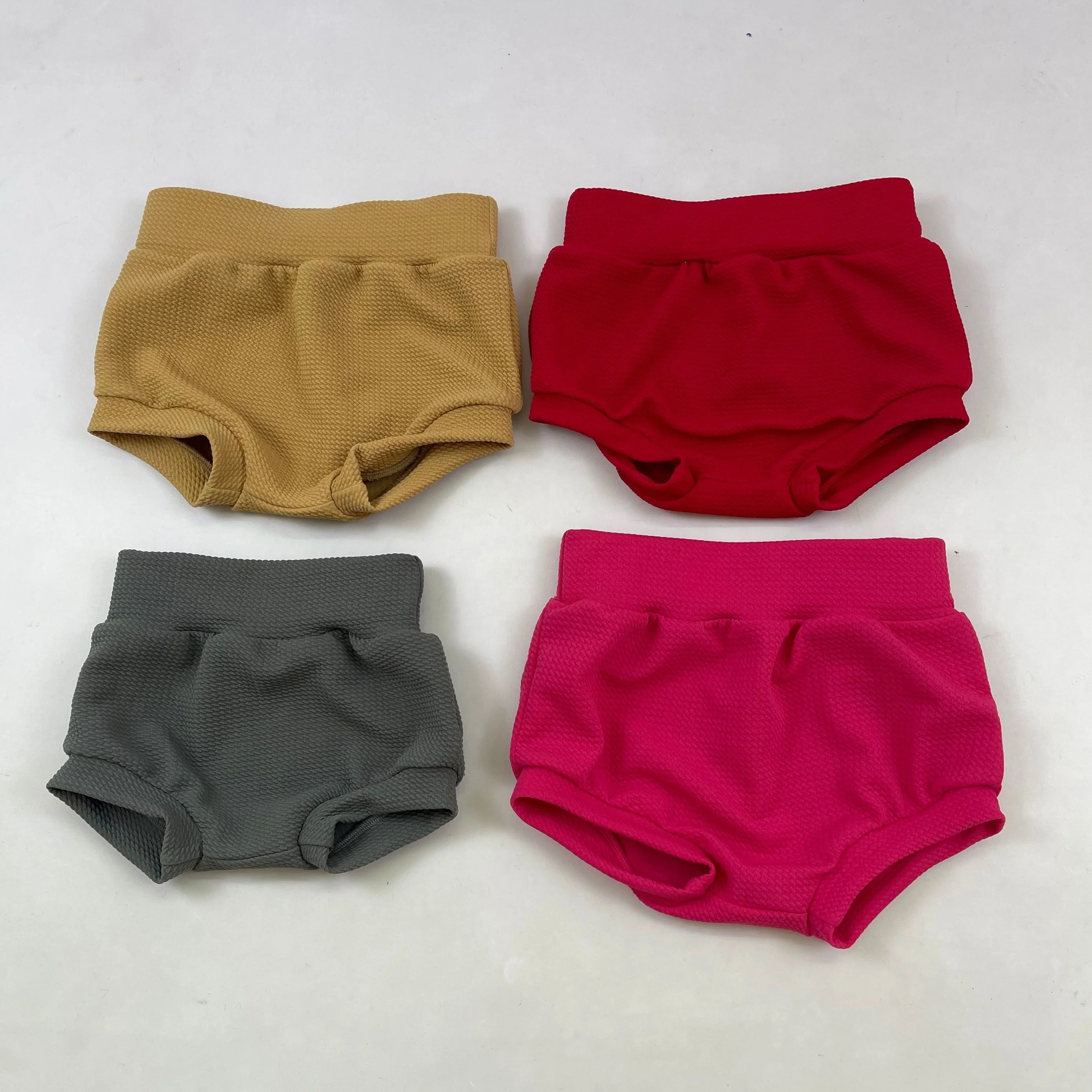  RTS Wholesale Baby 0-4T Summer Toddler Girls Soft Bullet Underwear Bummies Bloomers For Kids Wear
