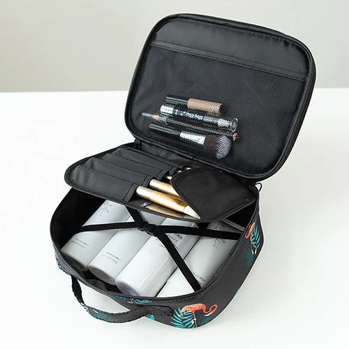 
2020 New Style Printed Flamingo Make up bag Travel bag Cosmetic Bag 