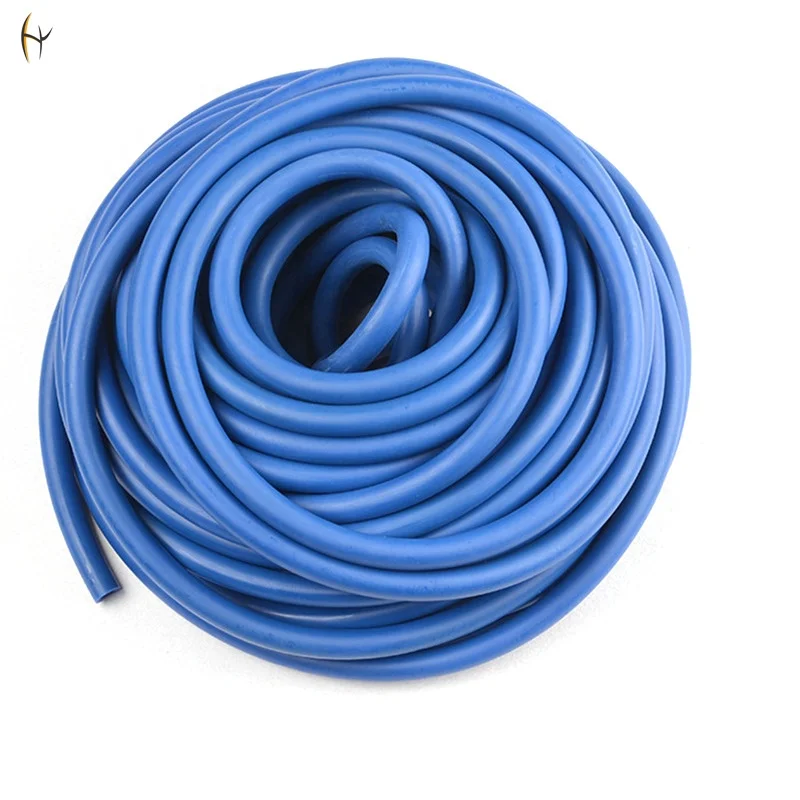 Latex tube Expandable Natural Elastic Rubber Two Wall Coloured Silicone Rubber Hose For Fishing