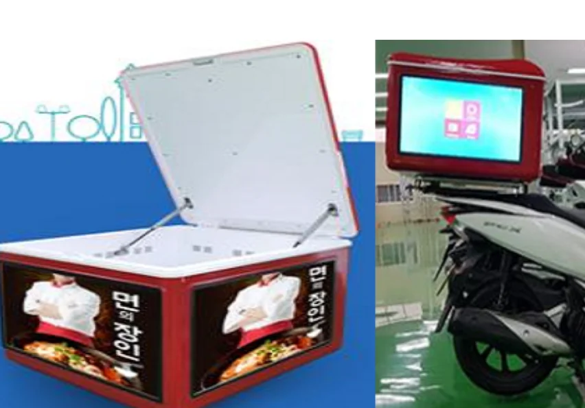 Fiberglass Large Volume Refrigerated Box for Motorbike and Motorcycle Delivery Service Box  115L Tail Box