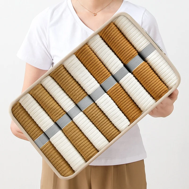 Collapsible Storage Bins Foldable Felt Fabric Storage Basket Organizer Boxes Containers with metal Handles