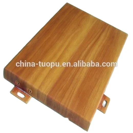 Guangdong Foshan Exterior Aluminum Panel Cladding Wall Systems Wall Cladding Design Wooden Facade