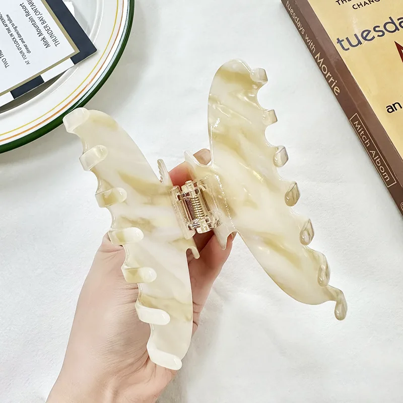 Dowell French Retro Style Fish Tail Shape Acetate Hair Claw