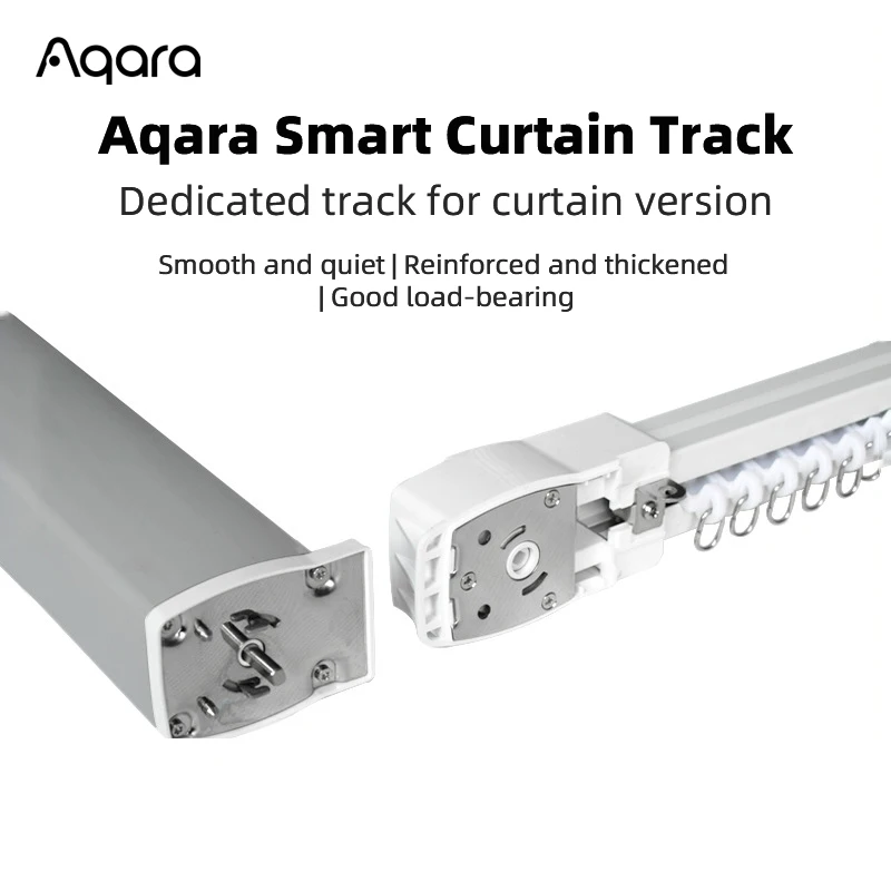 Моторные направляющие для штор Aqara Zigbee, бесшумная дорожка для занавесок с поддержкой Wi-Fi, работает с приложением Mi Home, для умного дома Xiaomi