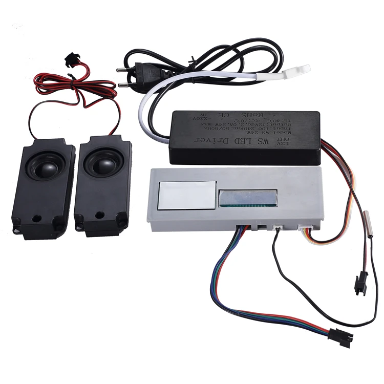 professional led light mirror touch sensor switch with bluetooth speaker bluetooth music mirror control touch sensor switch