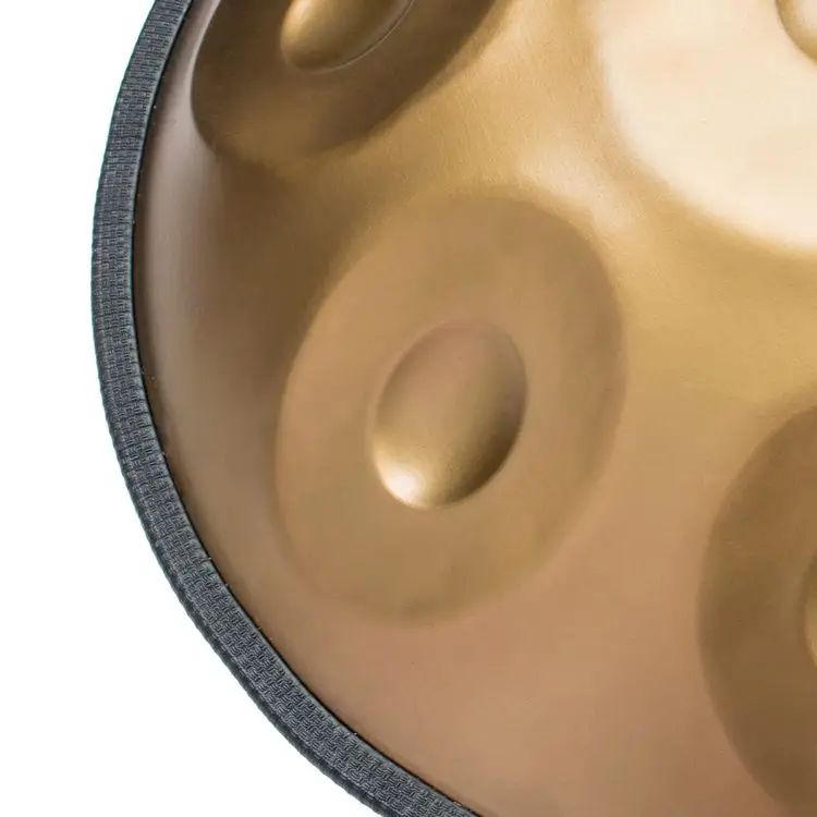 ASTEMAN Handpan Performers Series Golden 9 Note Handpan Machine Instrument Quenching Process Percussion Musical Drum