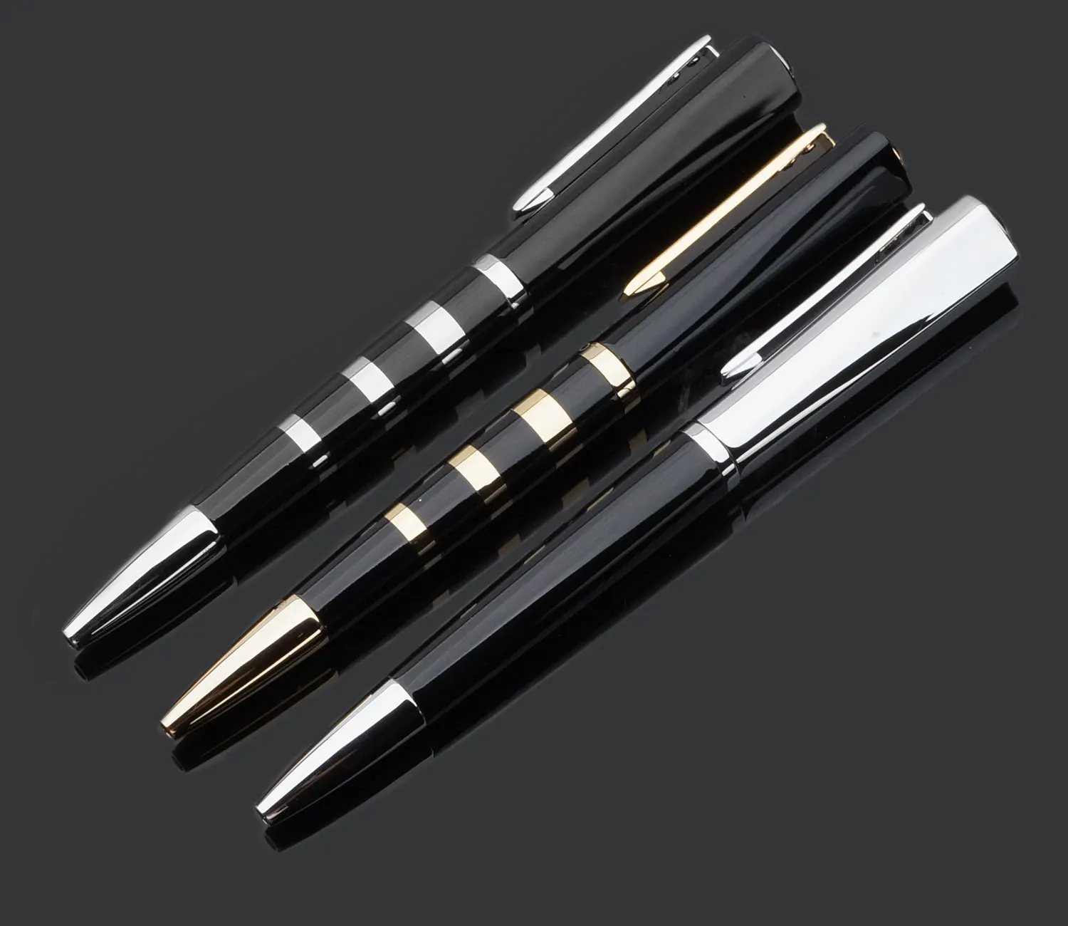 Sublimation Silver Ballpoint Pens Twist Action Pens Custom Logo Biros