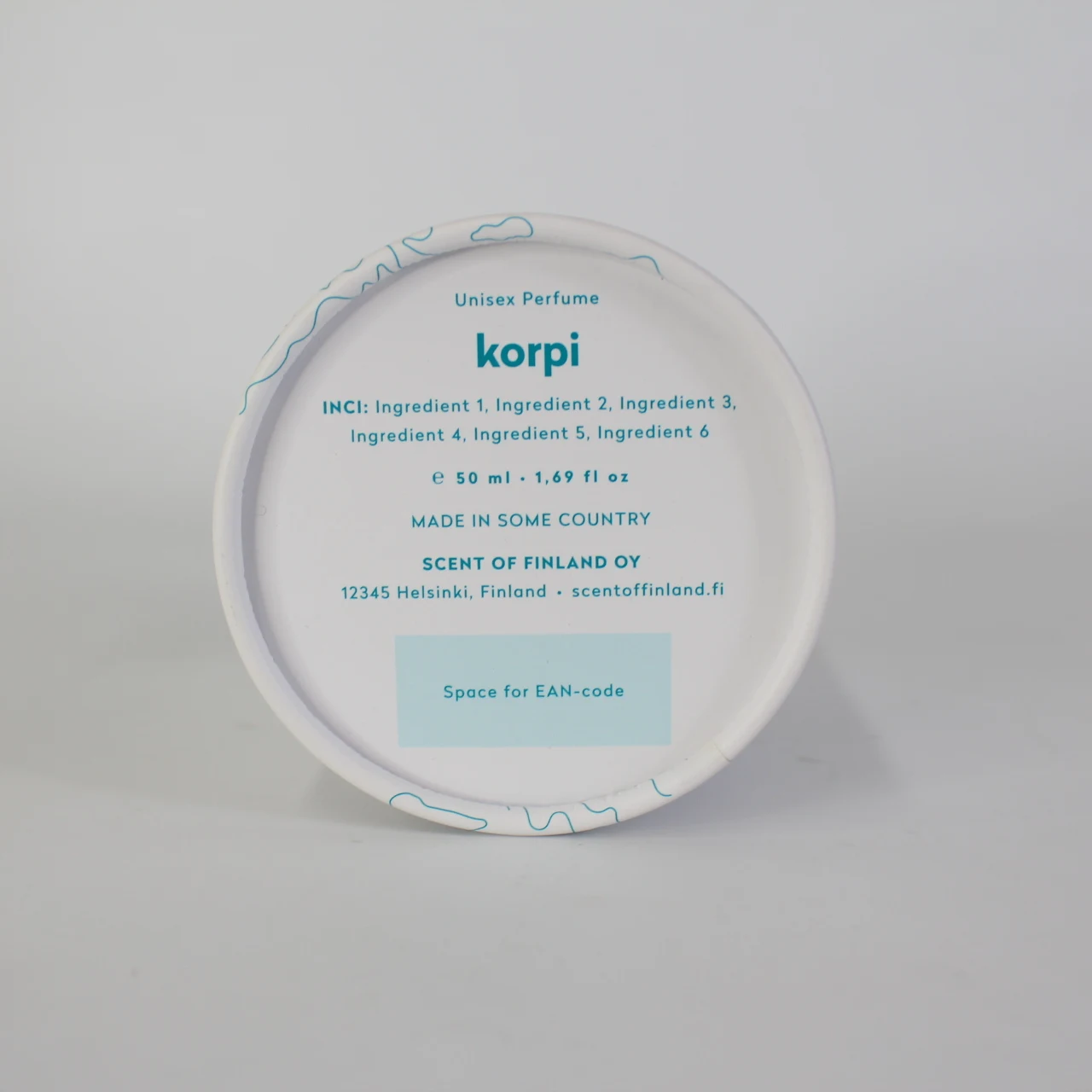 Eco friendly biodegradable food grade tea coffee cylinder paper cardboard round tube packaging for super food powder packaging