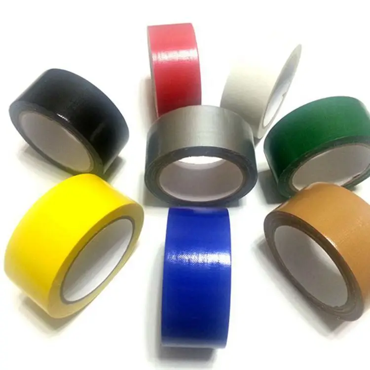 Factory Supply 3 inch Fabric Cloth Colored Duct Tape Heavy Duty Silver Duct Tape Custom pvc Adhesive duct tape