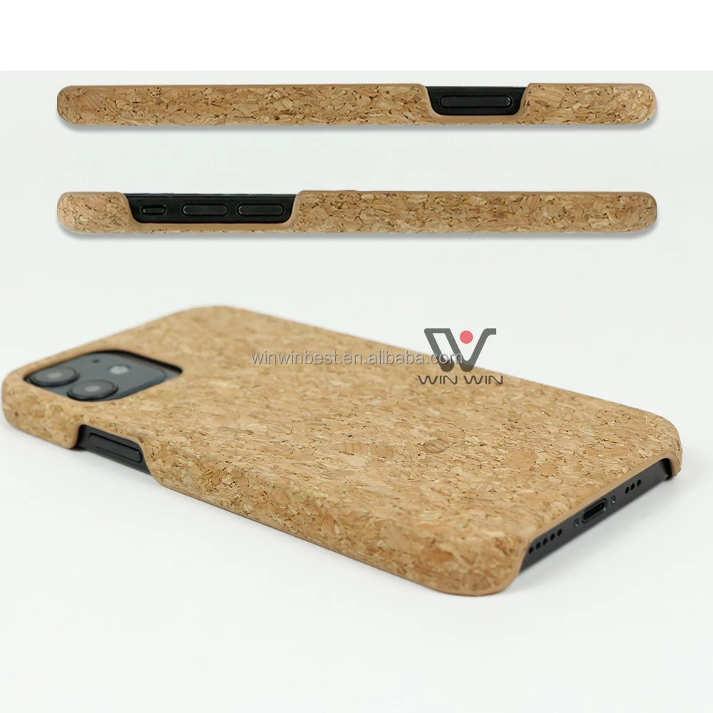 Best Selling Soft Own Design Custom Print New Cork Mobile Back Biodegradable Phone Case