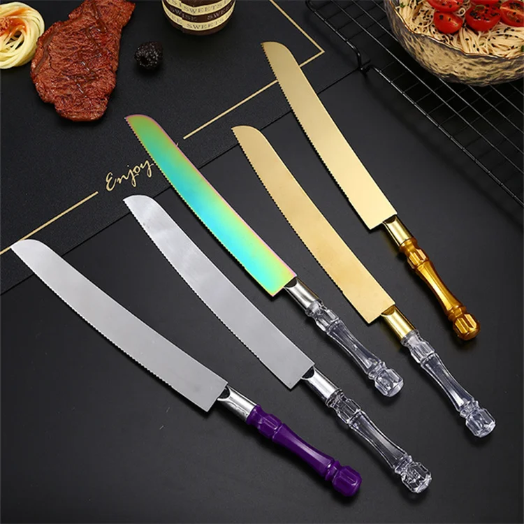 2pcs Stainless Steel Cake Shovel Set Bread Pizza Knife Dessert Pie Fondant Divider Cutter Spatula Server Baking Tool for Wedding