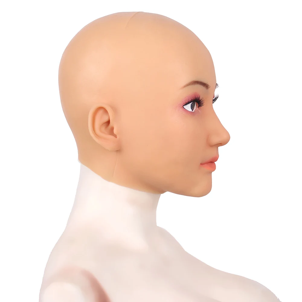 Drop Shipping Tgirl Disguise Masquerade Headwear Realistic Goddess Face For Crossdresser