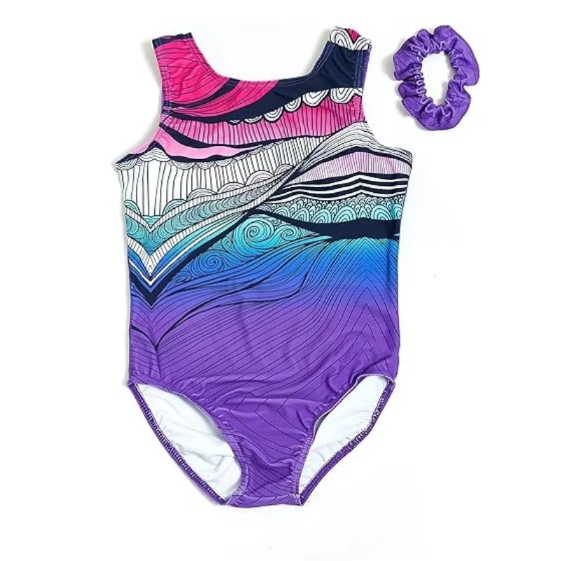 Girls Clothing Ballerina Dance Costumes Sleeveless Zipper Gymnastics Leotards Mesh Training Dancewear Ballet Leotard Women