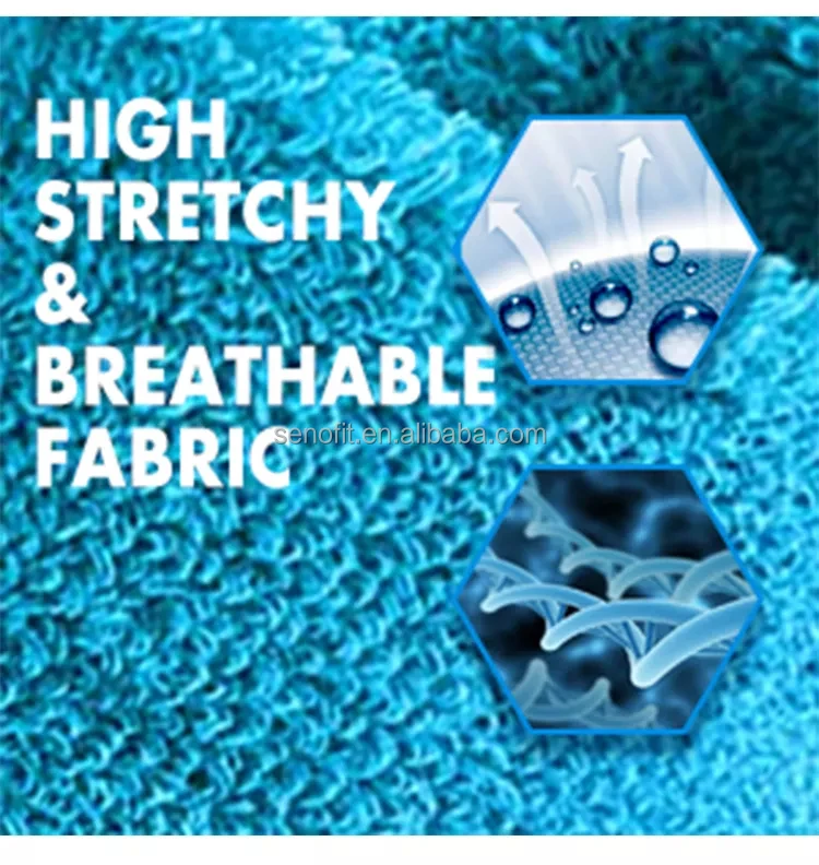 SENAOFIT Custom Headbands No Minimum Sweat Bands For Hair Wide Fitness Headbands