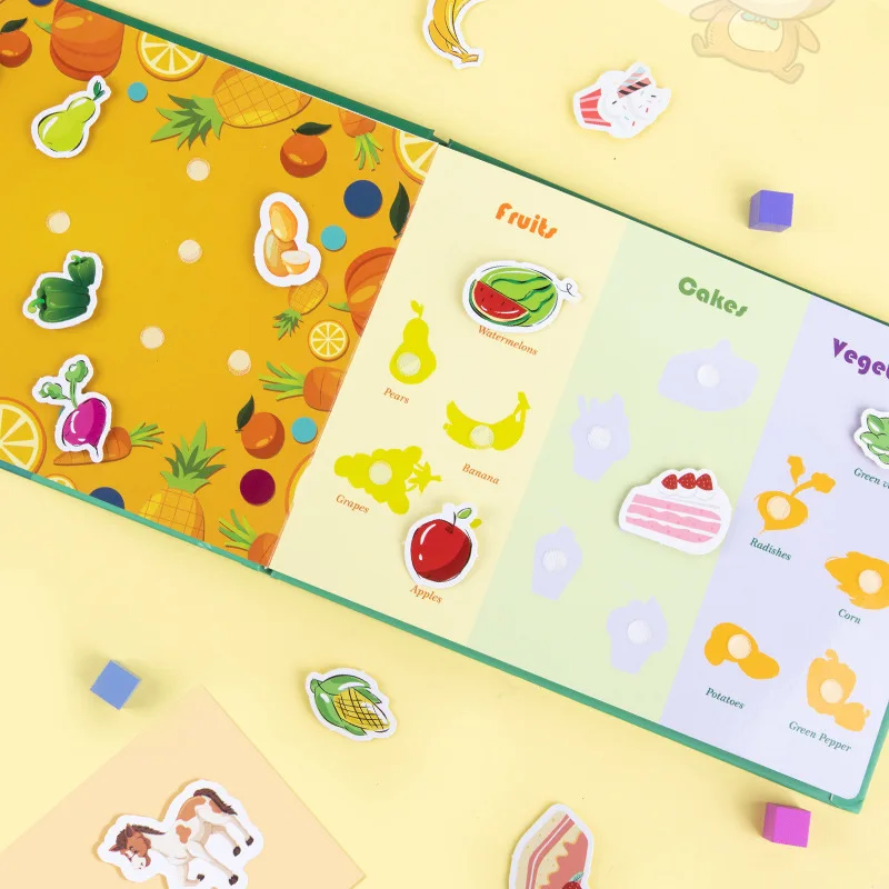 Sticker Book Custom For Kids, Hardcover Baby Memory Sticker Busy Children Sticker Activity Books