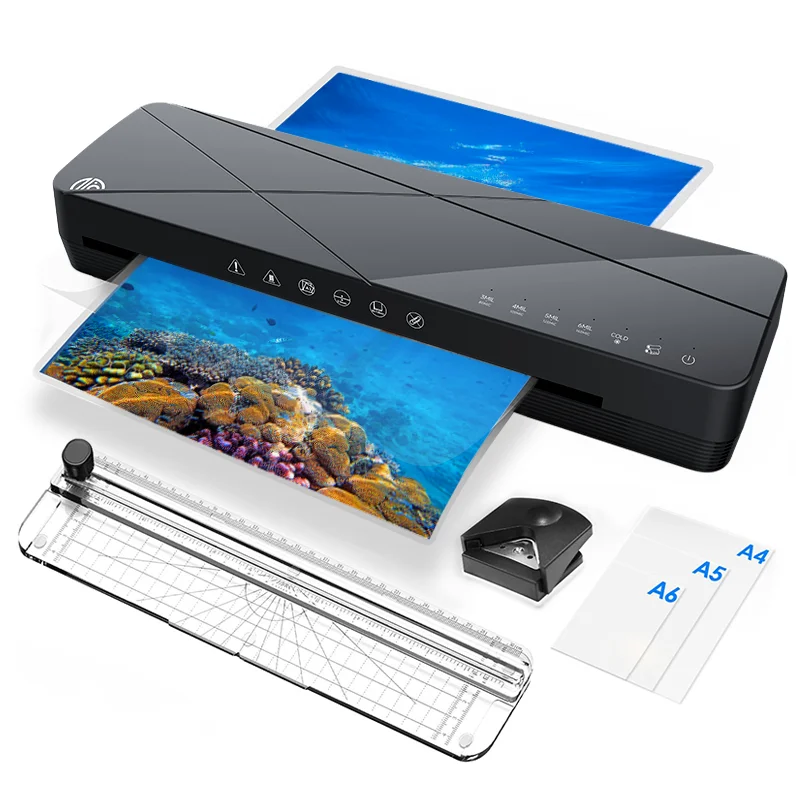 Wholesale FNL002 ABS Manual Button A3 Size Multi-functional Cold Hot Laminator for Photo Card