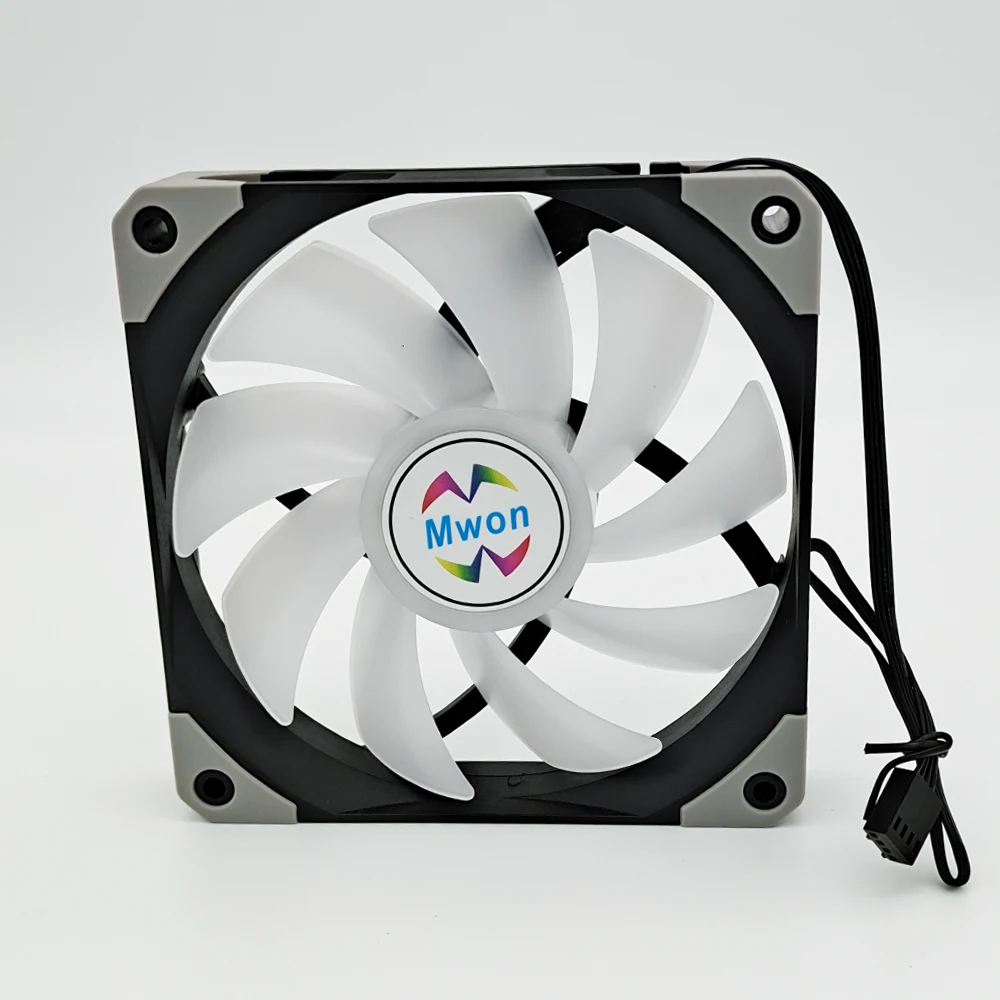 120*120*25mm cpu fan 12v cooling fan for cpu cooler RGB ARGB led cpu fan