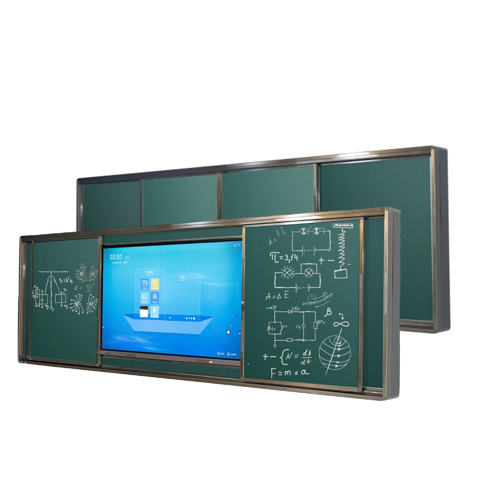 School Teaching Writing Board Aluminum Frame Dry Erase Greenboard Magnetic School Blackboard Chalkboard